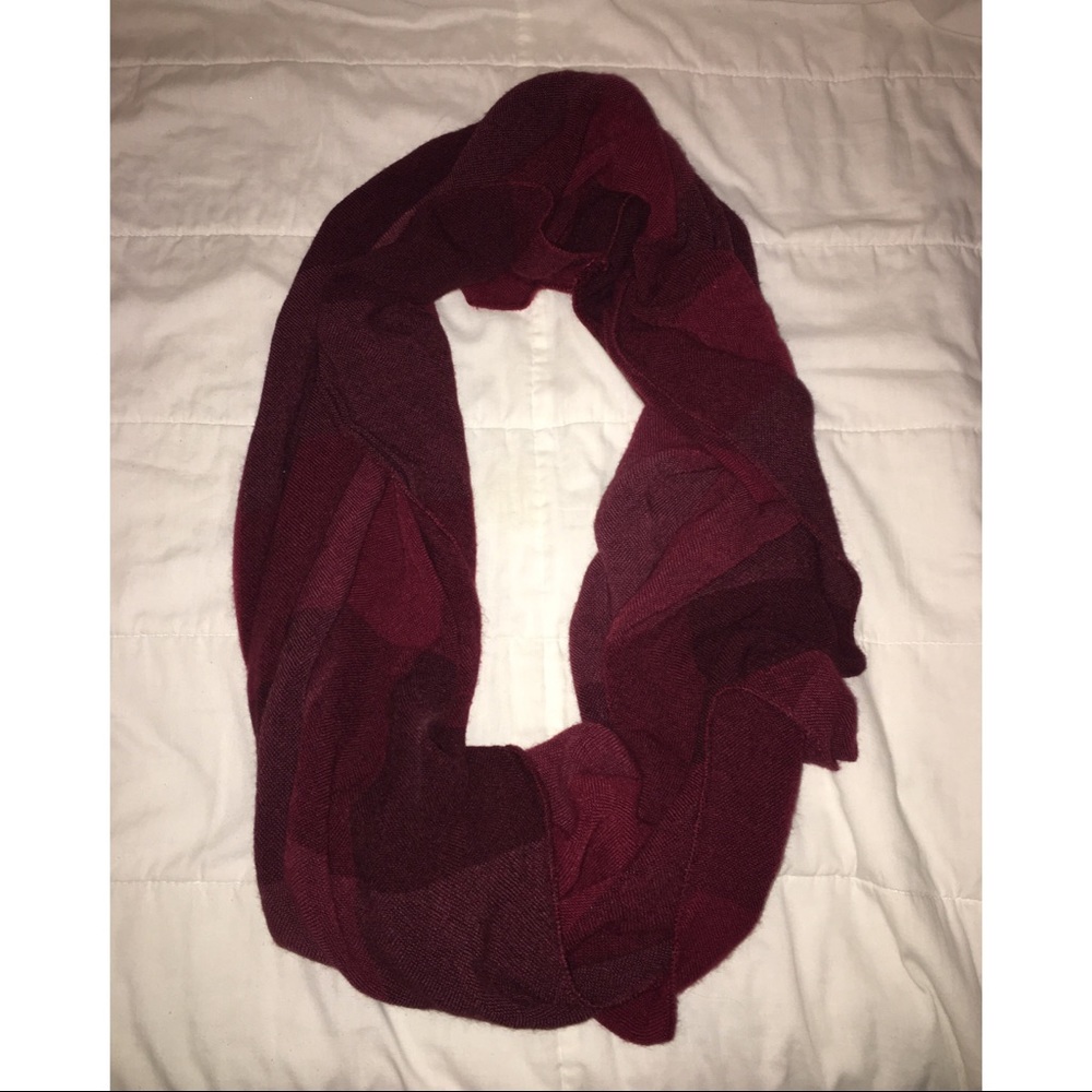 Burgundy Oversized Infinity Scarf